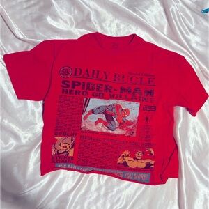 Marvel Spider Man Crop Top